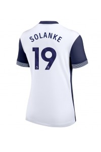 Tottenham Hotspur Dominic Solanke #19 Jalkapallovaatteet Naisten Kotipaita 2024-25 Lyhythihainen